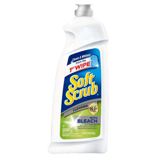 Soft Scrub Cleanser 24oz-Bleach 8/cs