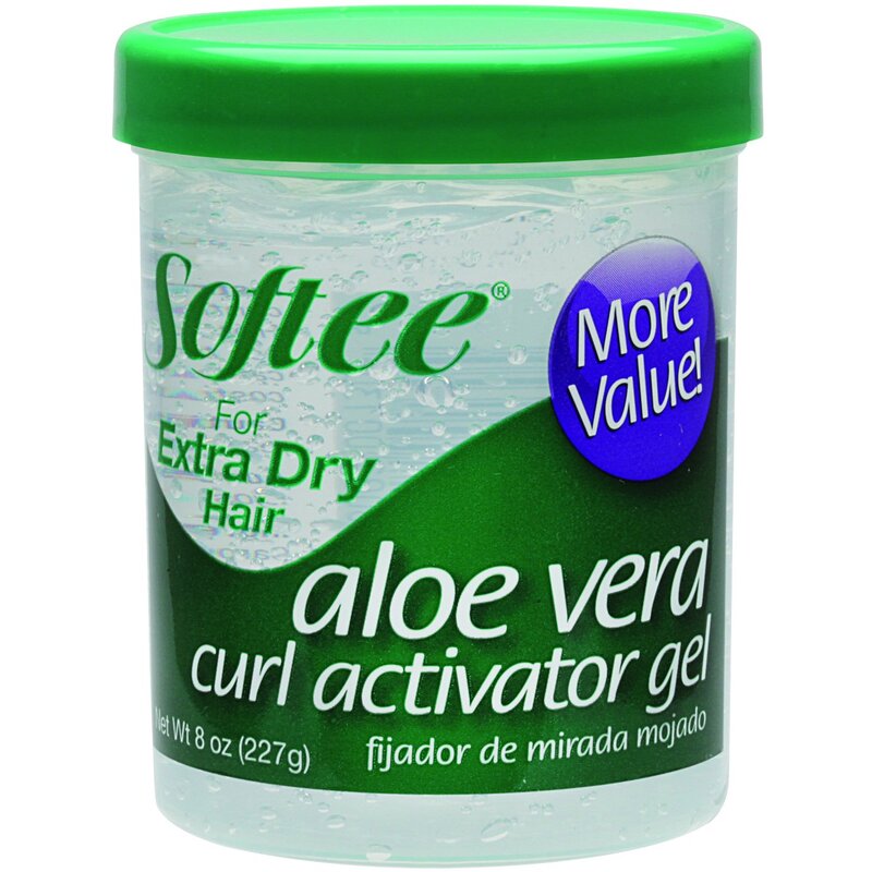 Softee Hair Gel 8oz-Extra Dry Curl Activator 6/cs