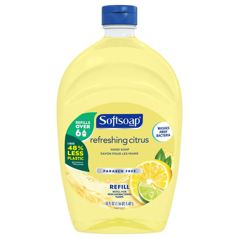 SoftSoap Hand Soap Refill 50oz- Lemon 6/cs