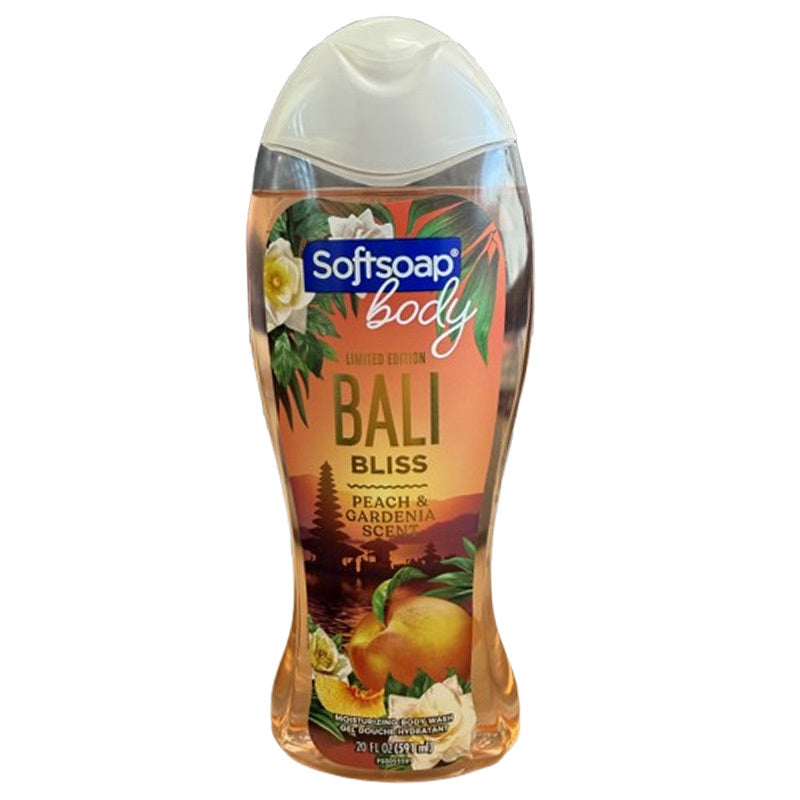 Softsoap Body Wash 20oz-Peach & Gardenia 4/cs
