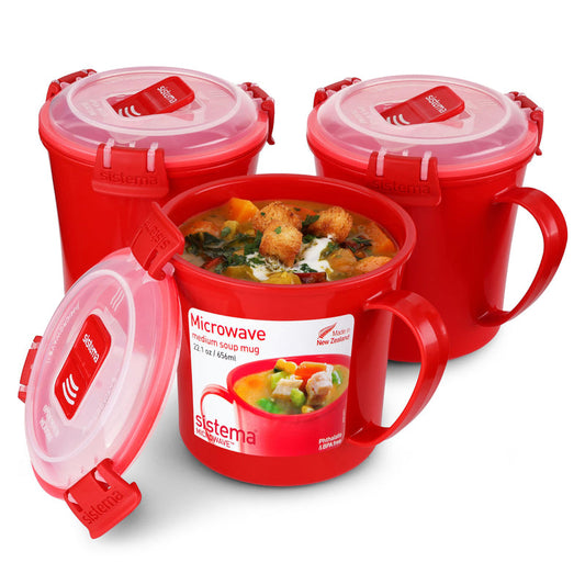 8OZ Micro Soup Container W/ Lid 6ct; 32/CS