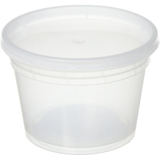 16oz Deli Container W/ Lid 24ct; 10/CS