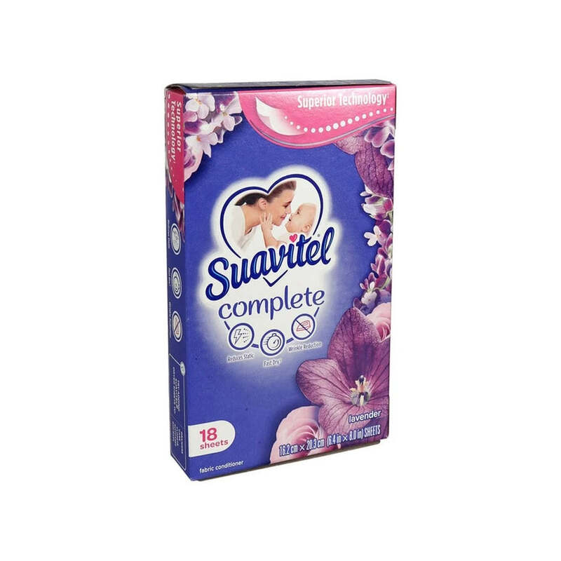 Suvitel Complete 18ct Dry Sheet - Lavender (Purple) 15/cs