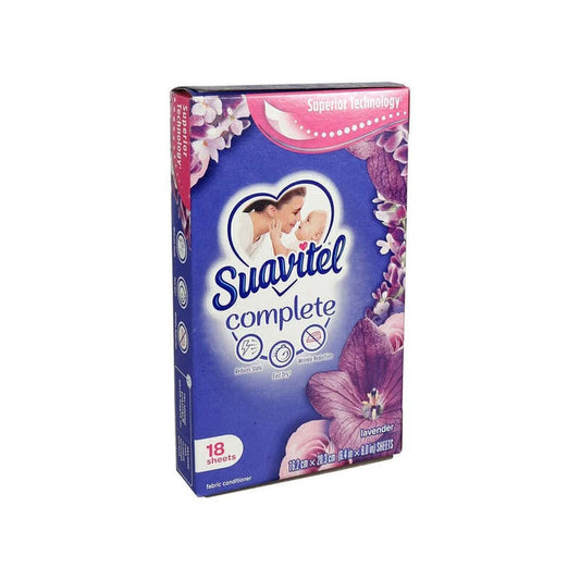 Suvitel Complete 18ct Dry Sheet - Lavender (Purple) 15/cs