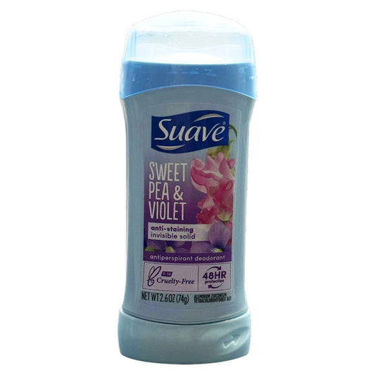 Suave Deoderant 2.6oz-Sweet Pea Violet 12/cs