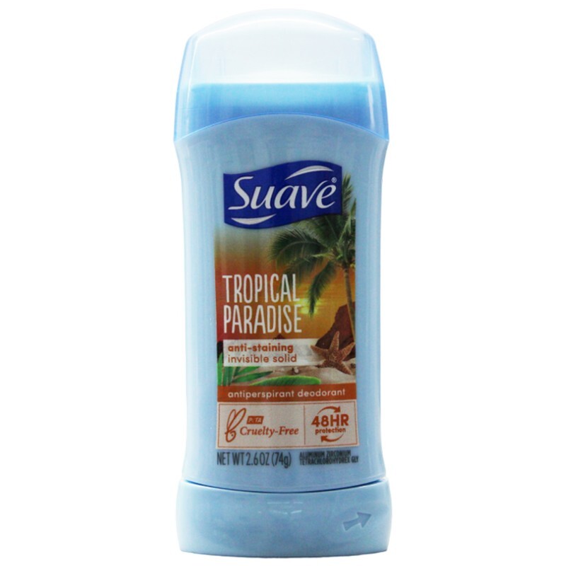 Suave Deoderant 2.6oz-Tropical Paradise 12/cs