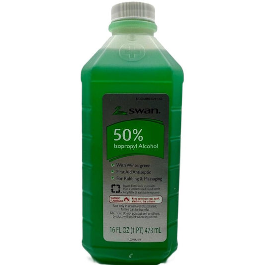 Swan 50% Alcohol 16oz-Green 12/cs 50%