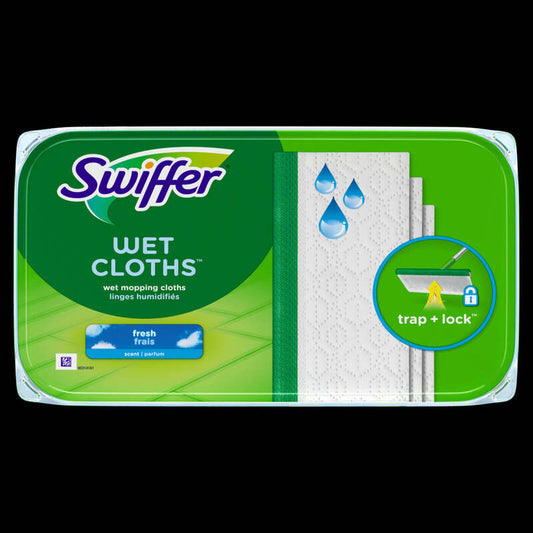 Swiffer Wet Mopping Refill Pad 12ct; 6/cs
