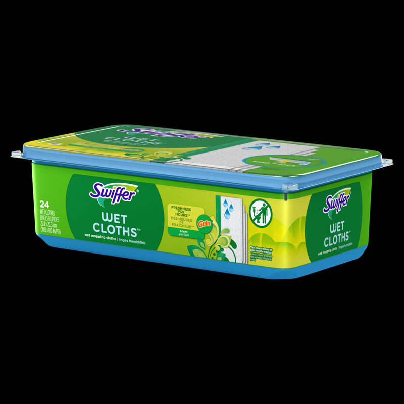 Swiffer Wet Mopping Refill Pad 24ct - Gain Scent 6/cs