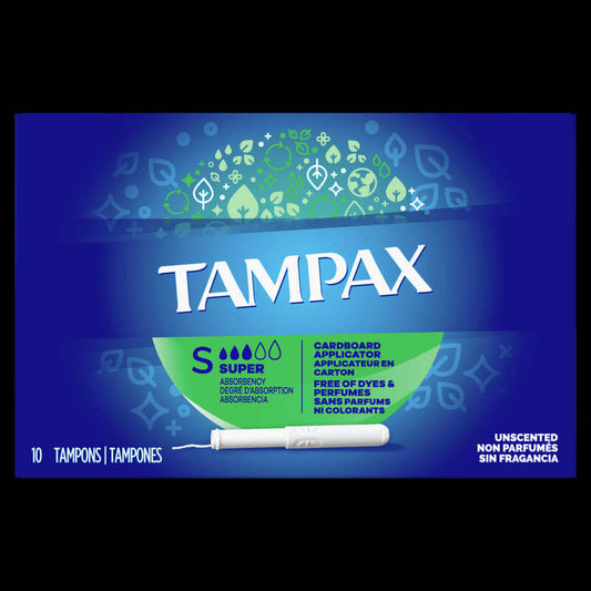 Tampax Tampons 8ct-Super (12/48/cs)