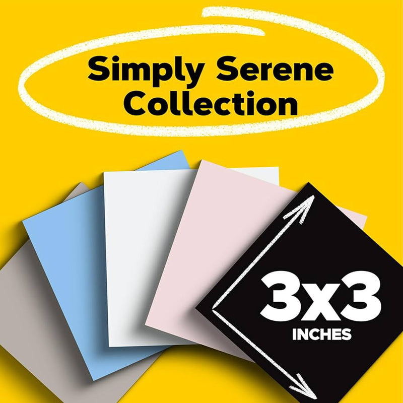 Simply 200ct 3'X3' Stick-It Note-Assort. Colors 48/cs