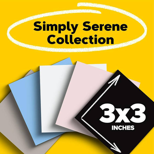Simply 200ct 3'X3' Stick-It Note-Assort. Colors 48/cs