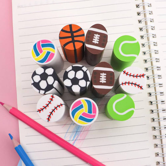 12pcs Eraser Set-Assort. 36/cs