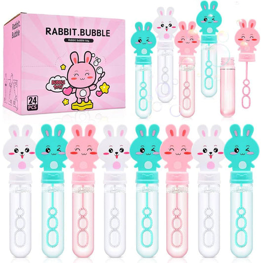 Bunny Bubble Stick 14in Assorted 24/cs