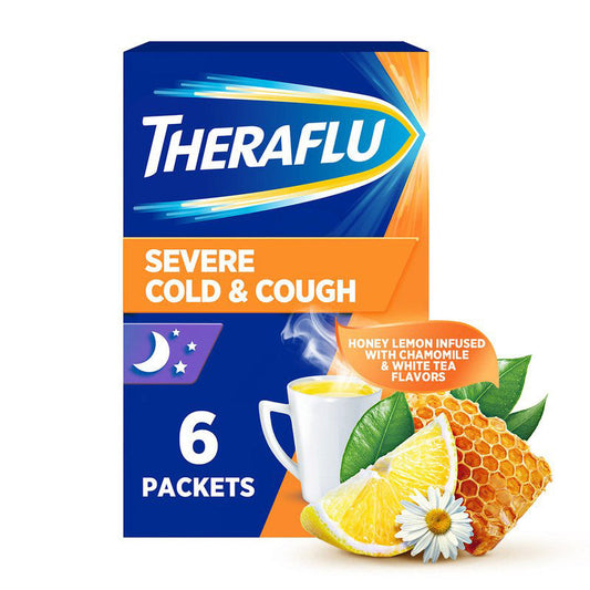 Theraflu Nighttime Severe Cold& Cough-Blue (6/24/cs)