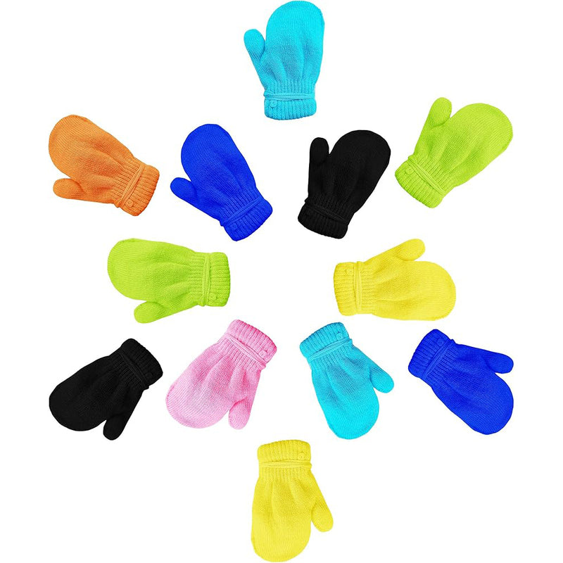 Winter Knit Glove Asst Colors 12/bag