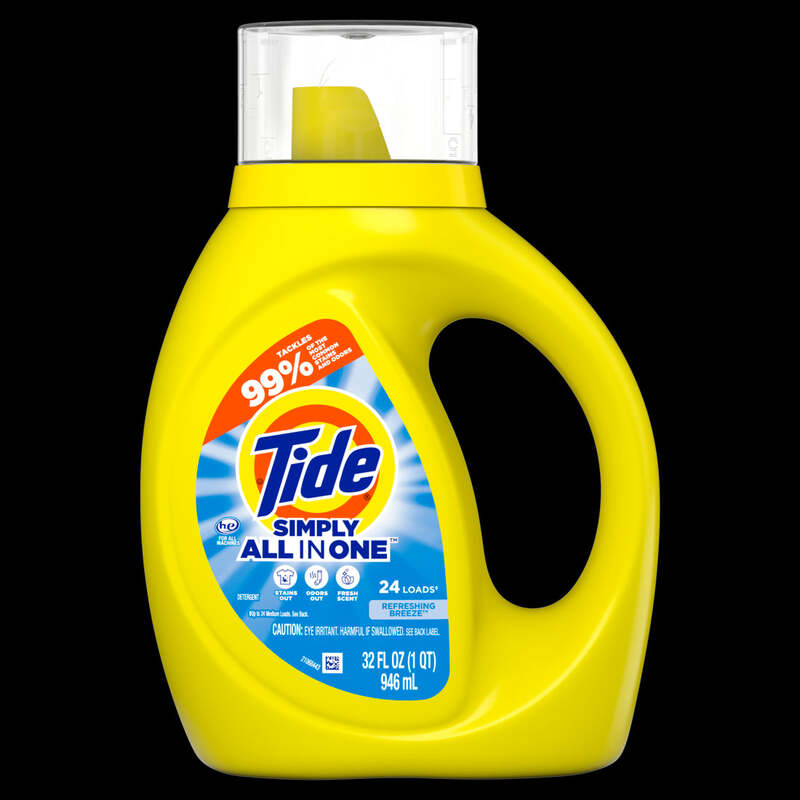 Tide Detergent 37oz-Simply Refreshing Breeze 6/cs