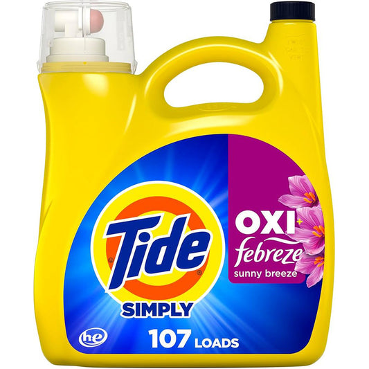 Tide Detergent 31oz-Simply Oxi - Febreze Sunny Breeze 6/cs