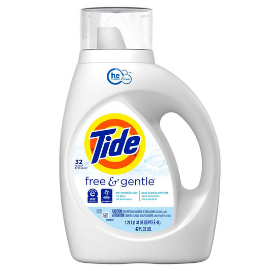 Tide Detergent 42oz-Free Gentle 6/cs