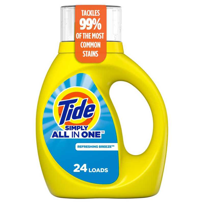 Tide Simply All In One 105oz -Refreshing Breeze 4/cs