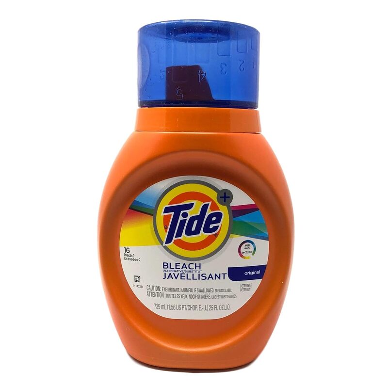 Tide Detergent 25oz-Bleach 6/cs