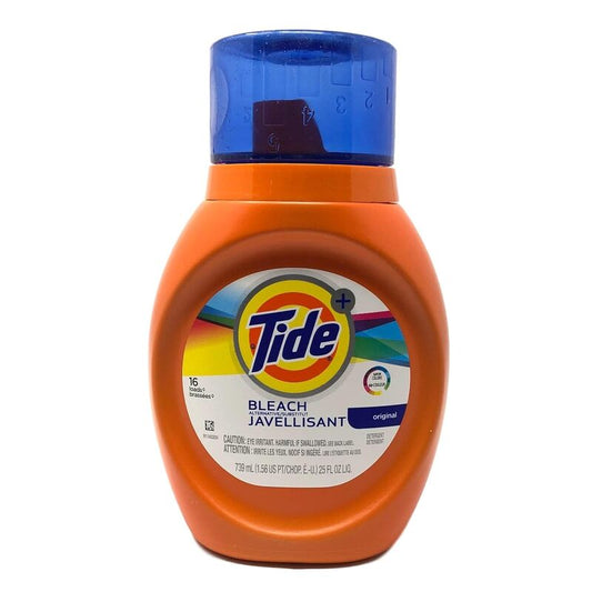 Tide Detergent 25oz-Bleach 6/cs