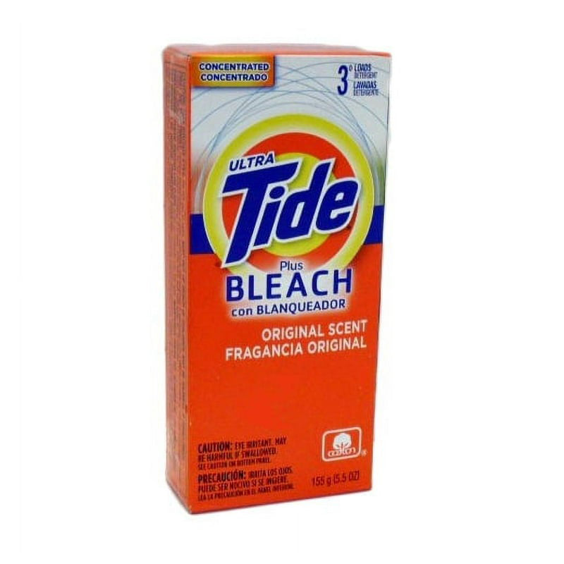 5.5oz/155g Tide Ultra Powder /Bleach (3load) 14/cs