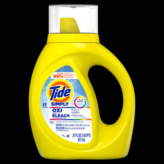Tide Detergent 31oz-Simply Bleach Alternative -Line Dry Fresh 6/cs