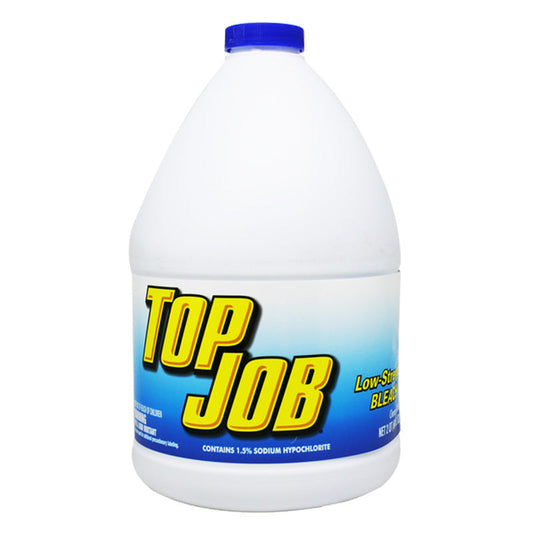 Top Job Low-Strength Bleach 64oz Original; 6/cs