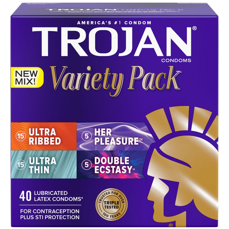 Trojan Condoms 3ct-Charged 12/48/cs