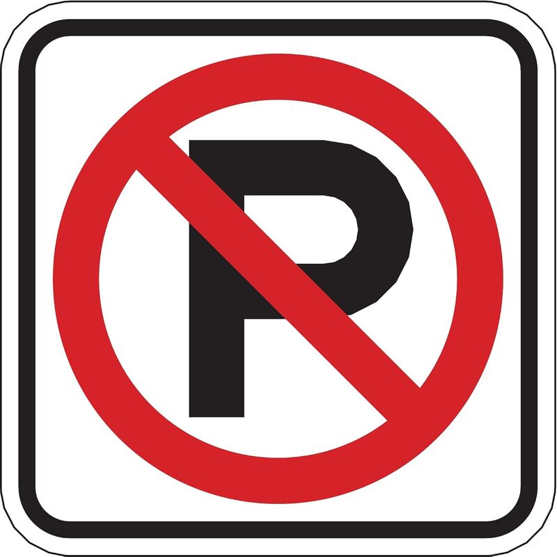Sign 'No Parking'24cs