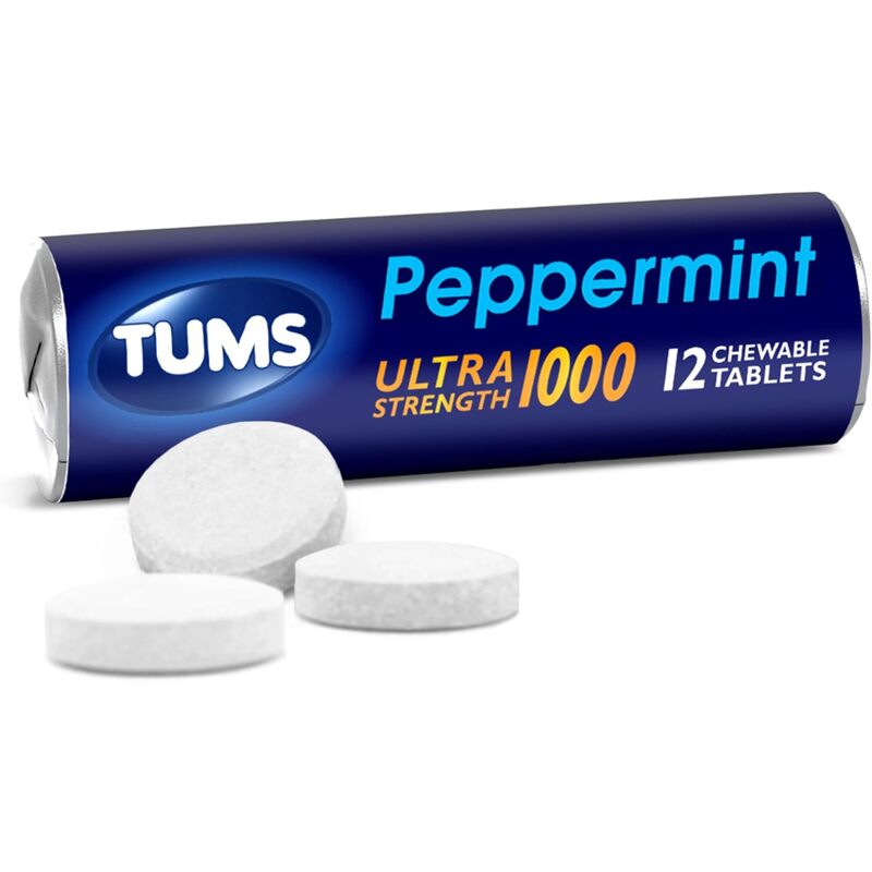 Tums Ultra 1000- Peppermint 12/Box