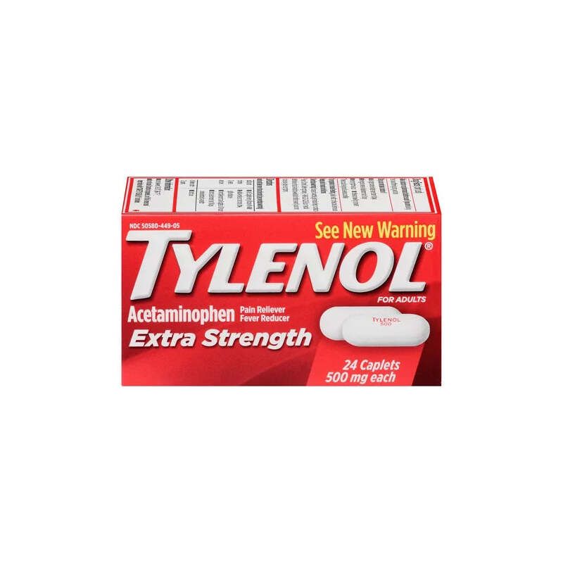 Tylenol Extra Strength 24ct tablet; 6/72/cs