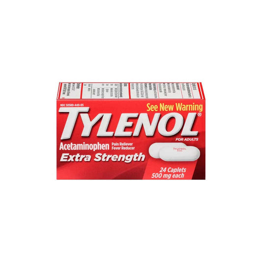 Tylenol Extra Strength 24ct tablet; 6/72/cs