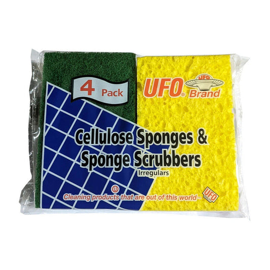 UFO Cellulose Sponge 4ct; 72/cs