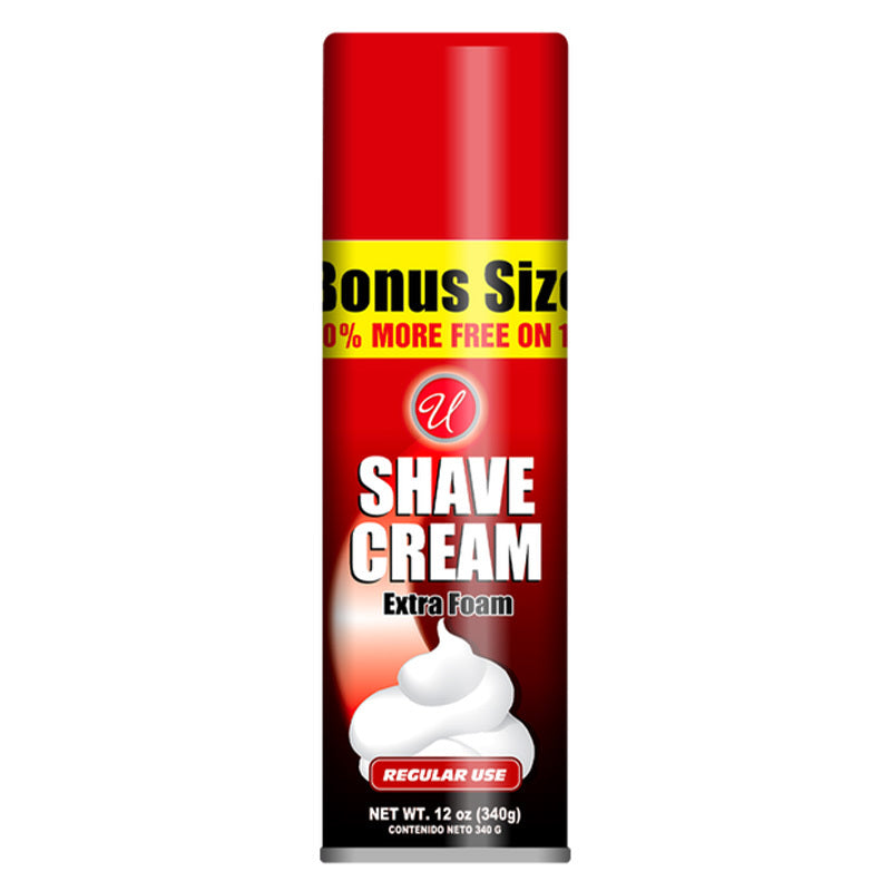 U' Shave Foamy 12oz- Regular 12/cs