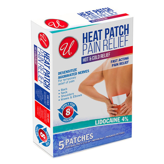 U 5ct Pain Relief Patch 12/48/cs
