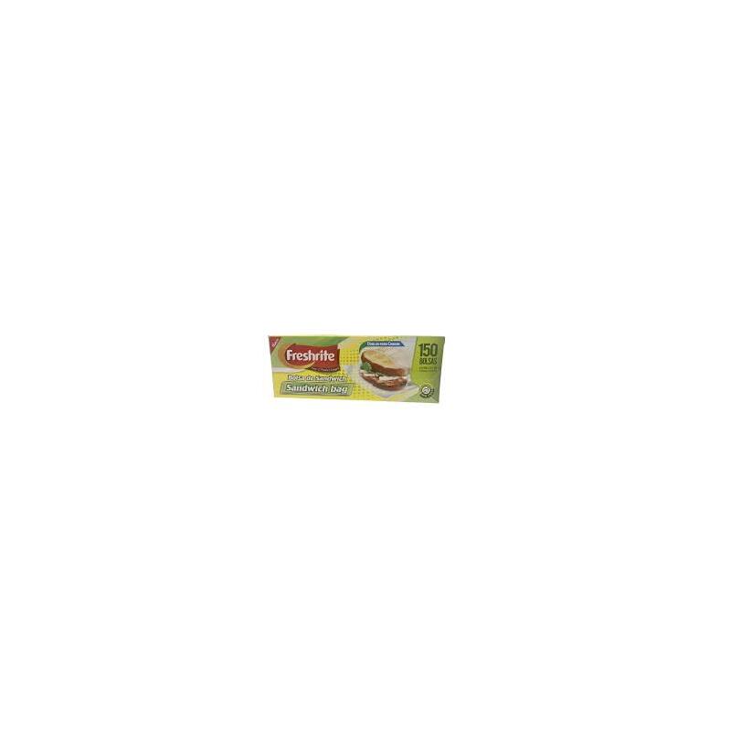 Freshrite Sandwich Bags 6.25'x5.5' 150CT; 24/cs