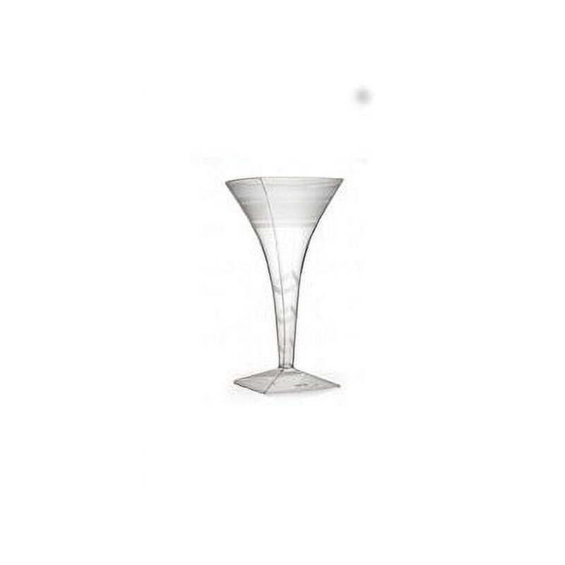 Plastic Martini Glass 6ct; 24/cs