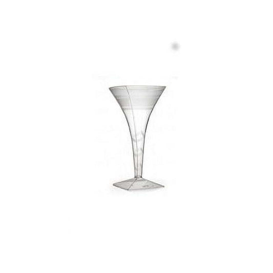 Plastic Martini Glass 6ct; 24/cs