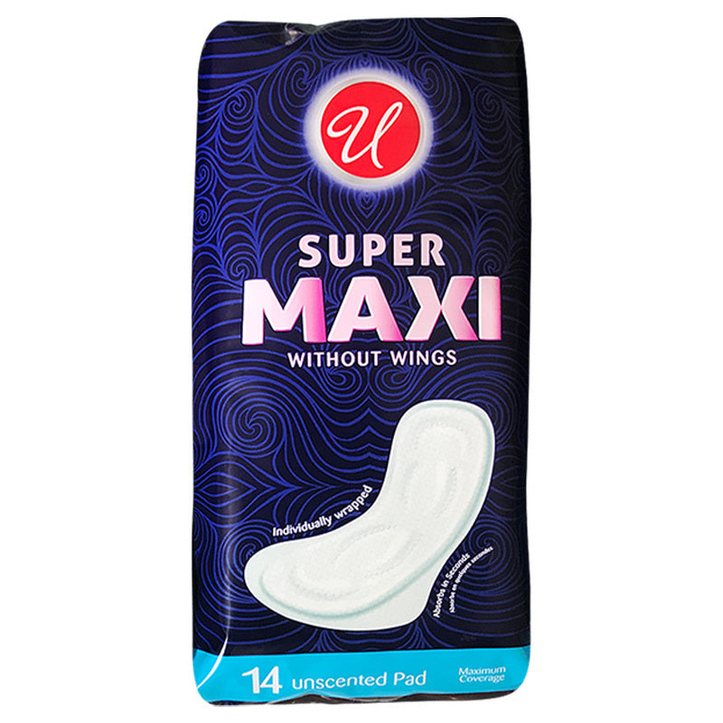 U Maxi 14ct Super -Unscent 24/cs