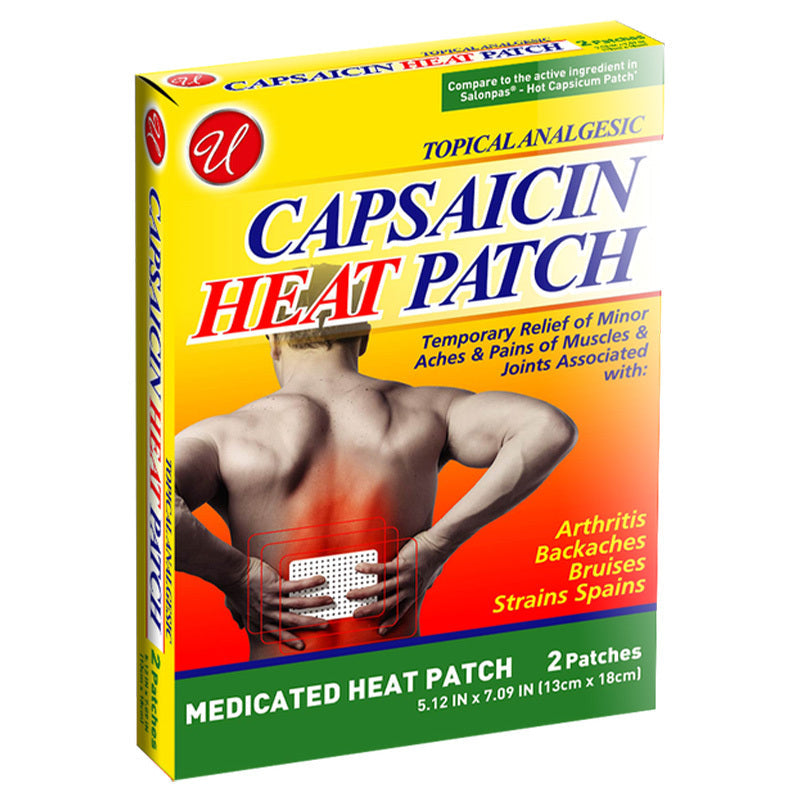 U 2ct Capsaicin Heat Patch;24/cs