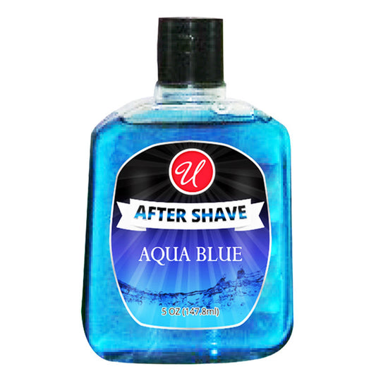 U After Shave 5oz- Aqua Blue 24/cs