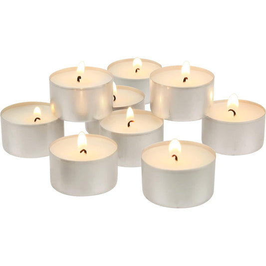 Wick Wax TEA LIGHT Candle 50ct-White 24/cs