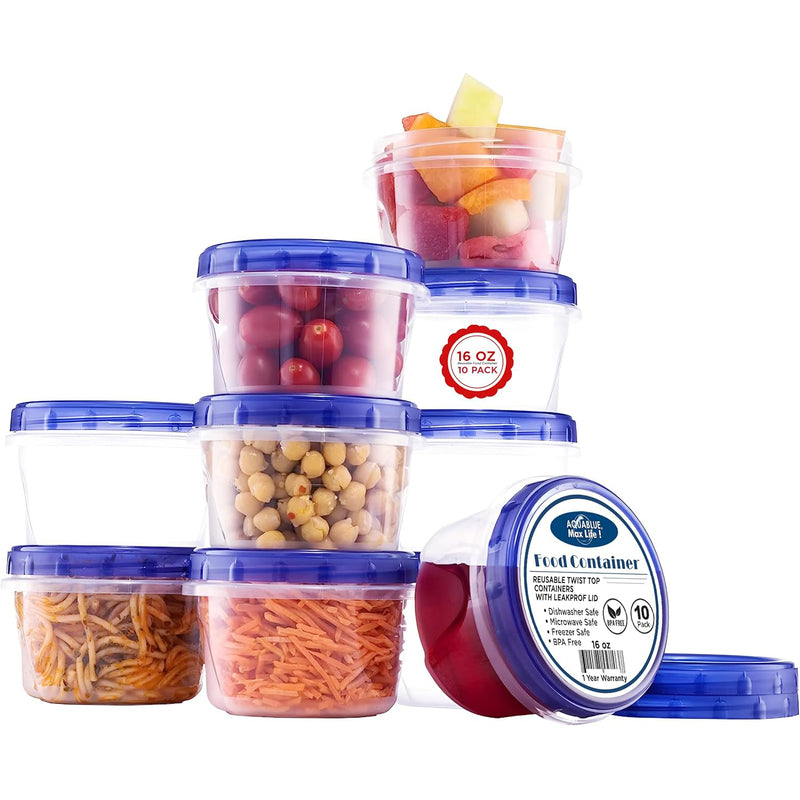 Micro soup Container W/ Lid 10ct-16oz; 24/CS