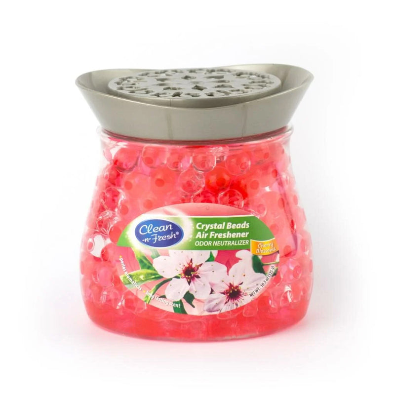 Natural Crystal Beads Air Freshener 8oz-Cherry Blossom 24/cs