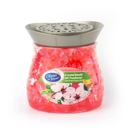 Natural Crystal Beads Air Freshener 8oz-Cherry Blossom 24/cs