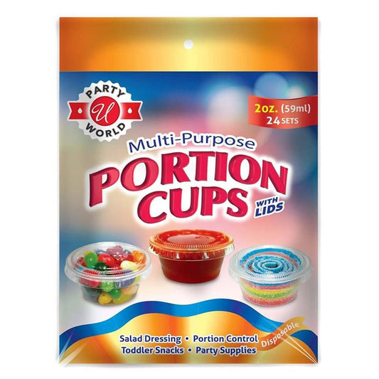 U 2oz Portion Cup With Lid 24ct; 48/cs