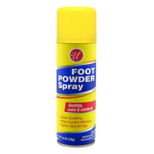 U' Foot Powder Spray 4.8oz; 12/cs