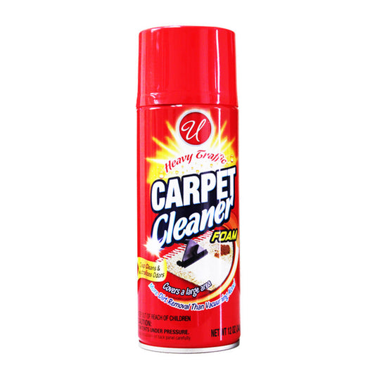 U' Carpet Cleaner Foam 12oz; 12/cs